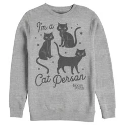 Men's Hocus Pocus I'm A Cat Person Sweatshirt