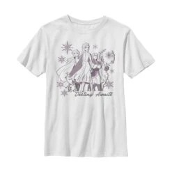 Boy's Frozen 2 Elsa Believe Watercolor T-Shirt