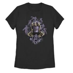 Women's Marvel Avengers: Endgame Thanos Inkblot Frame T-Shirt