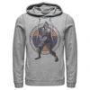 Men's Marvel Black Widow Taskmaster Arrow Pull Over Hoodie -Fifthsun Shirts 19MARF00522A 010 TaskMaster Circle 154 149
