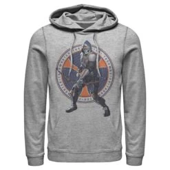 Men's Marvel Black Widow Taskmaster Arrow Pull Over Hoodie