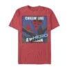 Men's Marvel Spider-Man Chillin' Like A Hero T-Shirt -Fifthsun Shirts 19MARV00556A 001 Chillin Hero 136