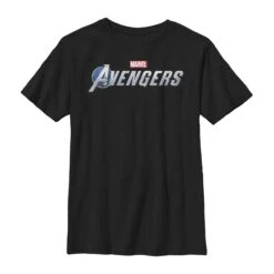 Boy's Marvel Avengers Game Text Logo T-Shirt