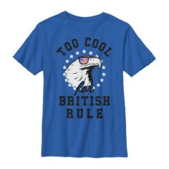 Boy's Lost Gods Fourth Of July Too Cool Eagle T-Shirt