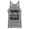 Women's Maleficent: Mistress Of All Evil Painted Sign Racerback Tank Top