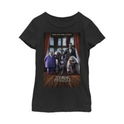 Girl's Addams Family Theatrical Poster T-Shirt