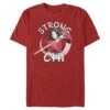 Men's Mulan Strong Chi T-Shirt 2 Men's Mulan Strong Chi T-Shirt -Fifthsun Shirts 19MULN00036A 001 Mulan Strong Chi 132 15