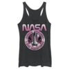 Women's NASA Shuttle Emblem Racerback Tank Top -Fifthsun Shirts 19NASA00034A 007 Neon Nasa 134 148