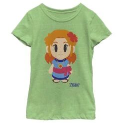 Girl's Nintendo Legend Of Zelda Link's Awakening Marin Avatar T-Shirt -Fifthsun Shirts 19NNTD00463A 007 Zelda Avatar Color 148 147