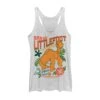 Women's The Land Before Time Tropical Littlefoot Poster Racerback Tank Top -Fifthsun Shirts 19NVLT00017A 006 Tropical Poster 113