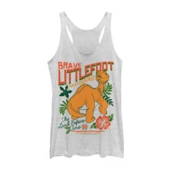 Women's The Land Before Time Tropical Littlefoot Poster Racerback Tank Top