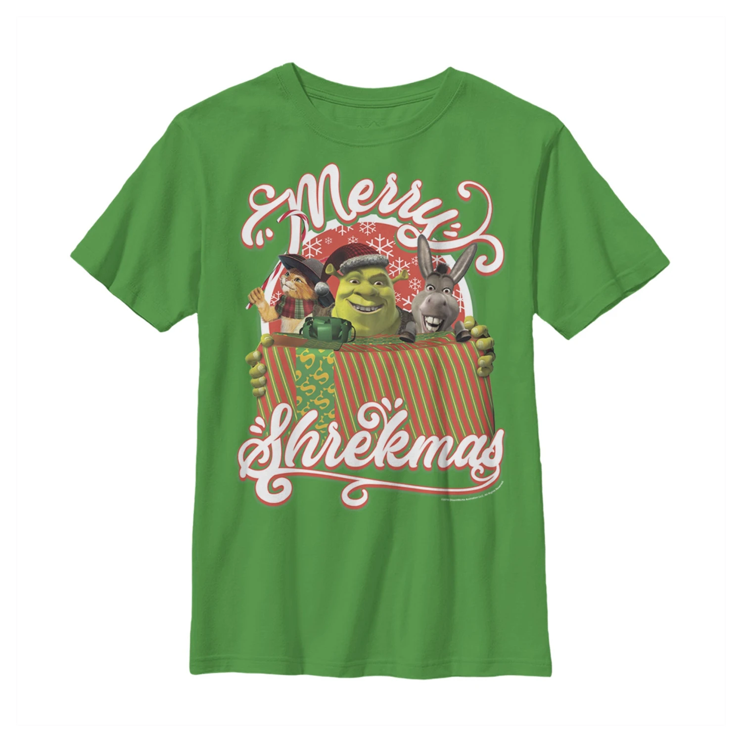 Boy's Shrek Merry Shrekmas T-Shirt 3 Boy's Shrek Merry Shrekmas T-Shirt