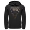 Men's Stranger Things Hawkins Police Rat Crest Pull Over Hoodie -Fifthsun Shirts 19NXST00050A 006 Hawkins Police Rats 140 147