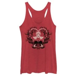 Women's Snow White And The Seven Dwarfs Evil Queen Your Heart Belongs To Me Racerback Tank Top