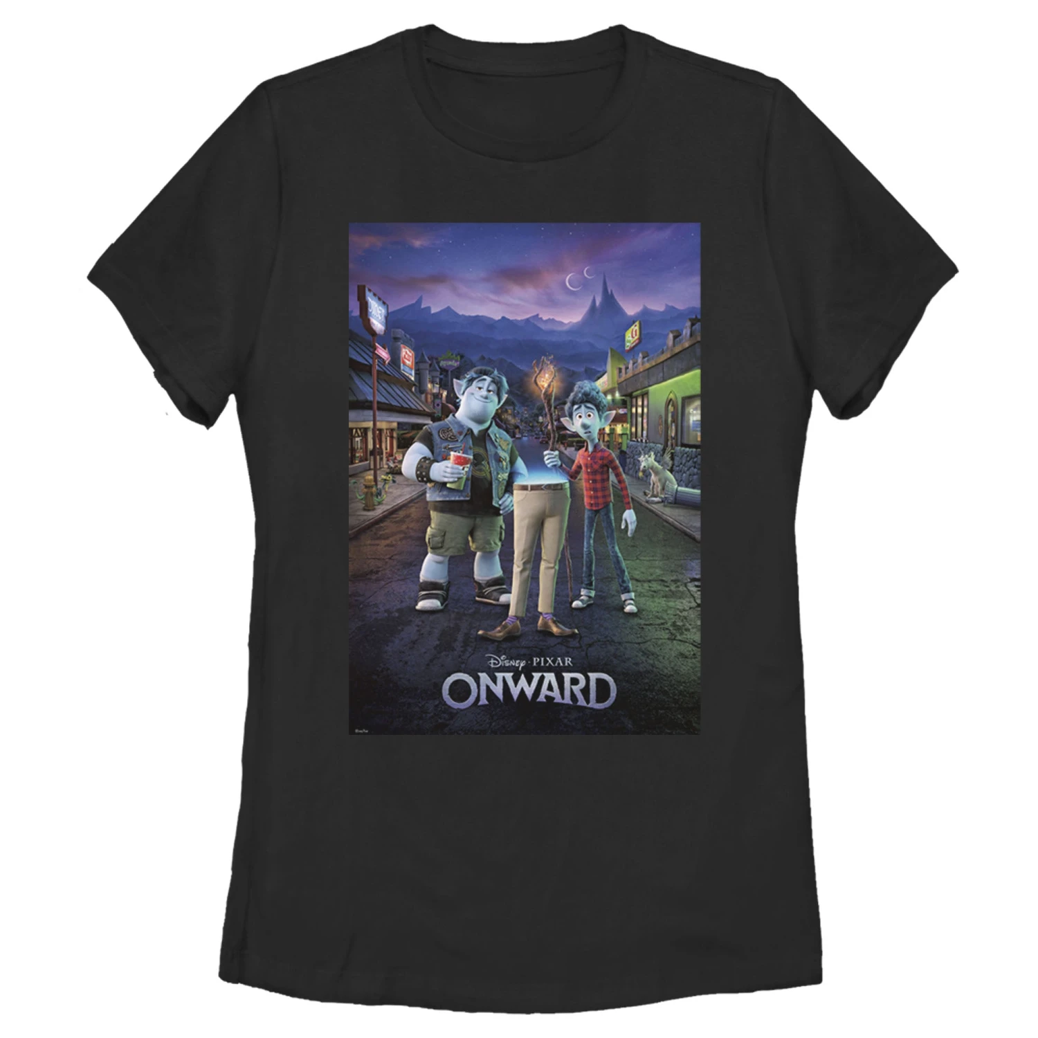 Women's Onward Family Poster T-Shirt 3 Women's Onward Family Poster T-Shirt