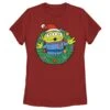 Women's Toy Story Alien Greetings Wreath T-Shirt -Fifthsun Shirts 19PXTS00021A 005 Greetings 52 149 copy