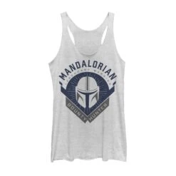 Women's Star Wars: The Mandalorian Warrior Emblem Racerback Tank Top