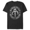 Men's Star Wars: The Mandalorian Seek & Destroy Stamp T-Shirt -Fifthsun Shirts 19STMD00024B 012 Gun for Hire 52 148