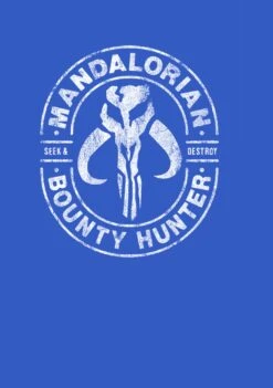 Men's Star Wars: The Mandalorian Seek & Destroy Stamp T-Shirt -Fifthsun Shirts 19STMD00024B 047 Gun for Hire 52 149 swatch