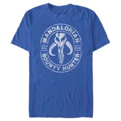 Men's Star Wars: The Mandalorian Seek & Destroy Stamp T-Shirt -Fifthsun Shirts 19STMD00024B 049 Gun for Hire 52 132 copy