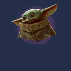 Men's Star Wars: The Mandalorian The Child Circle Halo T-Shirt -Fifthsun Shirts 19STMD00089A 004 Orange Ball 54 149 swatch