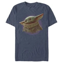 Men's Star Wars: The Mandalorian The Child Circle Halo T-Shirt -Fifthsun Shirts 19STMD00089A 004 Orange Ball 54 149 6