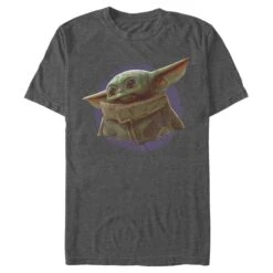 Men's Star Wars: The Mandalorian The Child Circle Halo T-Shirt -Fifthsun Shirts 19STMD00089A 005 Orange Ball 54 149 6