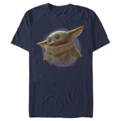 Men's Star Wars: The Mandalorian The Child Circle Halo T-Shirt -Fifthsun Shirts 19STMD00089A 009 Orange Ball 54 149 6
