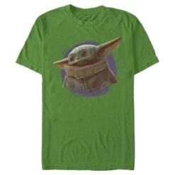 Men's Star Wars: The Mandalorian The Child Circle Halo T-Shirt -Fifthsun Shirts 19STMD00089A 011 Orange Ball 54 149 6