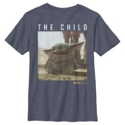 Boy's Star Wars: The Mandalorian The Child Frame T-Shirt -Fifthsun Shirts 19STMD00090A 049 Green Child 54 100
