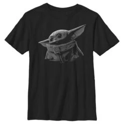 Boy's Star Wars: The Mandalorian The Child Shadow T-Shirt
