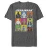 Men's Star Wars Character Grid Action Figure T-Shirt -Fifthsun Shirts 19STRW00940A 002 Toy Box 52 142