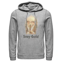 Men's Star Wars: The Rise Of Skywalker C-3PO Stay Gold Pull Over Hoodie