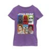Girl's Star Wars: The Rise Of Skywalker Character Grid T-Shirt -Fifthsun Shirts 19STWN00066A 013 Friend of Foe 52 148