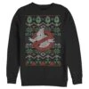 Men's Ghostbusters Ugly Christmas Logo Sweatshirt -Fifthsun Shirts 19SYGH00063A 002 Ghostbusters Logo Sweater 154 1