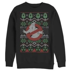 Men's Ghostbusters Ugly Christmas Logo Sweatshirt