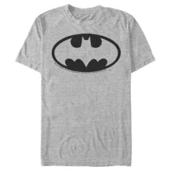 Men's Batman Dark Night Logo T-Shirt -Fifthsun Shirts 19WBBM00004A 013 Basic Logo Outline 141 148 6