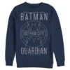 Men's Batman Gotham City Guardian Sweatshirt -Fifthsun Shirts 19WBBM00320A 018 Batman Triangles 54 148 6