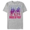Men's Birds Of Prey Harley's Team Frame T-Shirt -Fifthsun Shirts 19WBBP00021A 001 BOP Tri Color 154