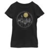 Girl's Harry Potter Hogwarts Line Art Moonrise T-Shirt 1 Girl's Harry Potter Hogwarts Line Art Moonrise T-Shirt -Fifthsun Shirts 19WBHH00003A 004 Hogwarts Line Art 107 copy