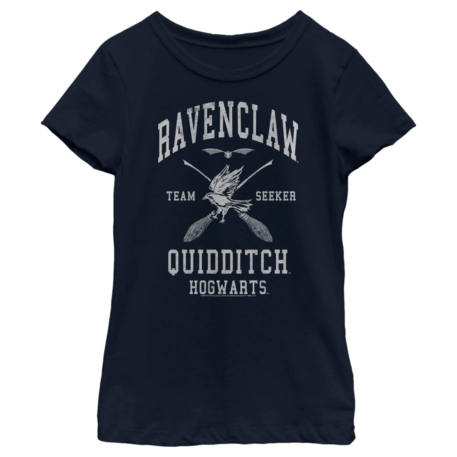Girl's Harry Potter Ravenclaw Quidditch Seeker T-Shirt 5 Girl's Harry Potter Ravenclaw Quidditch Seeker T-Shirt - Image 3