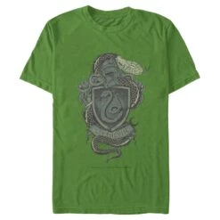 Men's Harry Potter Slytherin Coat Of Arms T-Shirt