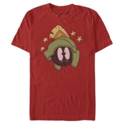 Men's Looney Tunes Marvin The Martian Head Spin T-Shirt