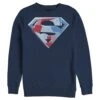 Men's Superman Logo Geometric Sweatshirt -Fifthsun Shirts 19WBSM00164A 015 Cutout Logo 156 148 6