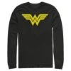 Men's Justice League Classic Logo Long Sleeve Shirt -Fifthsun Shirts 19WBWW00023A 013 One Color Logo 125 149