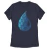 Magic The Gathering Women's Magic: The Gathering Blue Mana Decorative Water Symbol T-Shirt -Fifthsun Shirts 19WCMG00008A 003 Blue Mana Symbol 132 149