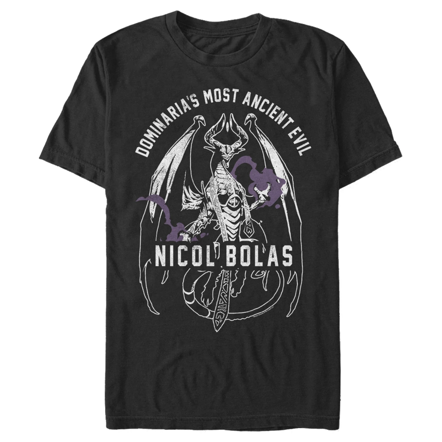 Magic The Gathering Men's Magic: The Gathering Ancient Evil Nicol T-Shirt 3 Magic The Gathering Men's Magic: The Gathering Ancient Evil Nicol T-Shirt