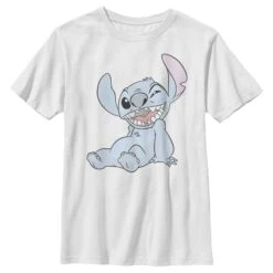 Boy's Lilo & Stitch Experiment 626 Halftone Smile T-Shirt 13 Boy's Lilo & Stitch Experiment 626 Halftone Smile T-Shirt -Fifthsun Shirts 19dnls00002a 013 halftone stitch 93 132 copy