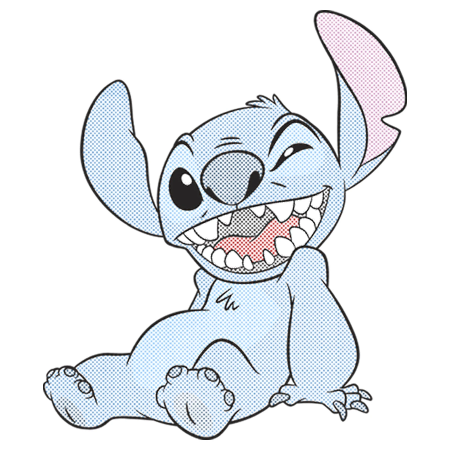 Boy's Lilo & Stitch Experiment 626 Halftone Smile T-Shirt 6 Boy's Lilo & Stitch Experiment 626 Halftone Smile T-Shirt - Image 4