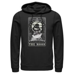 Men's The Nightmare Before Christmas Halloween Oogie Boogie And His Boys Moon Tarot Card Pull Over Hoodie